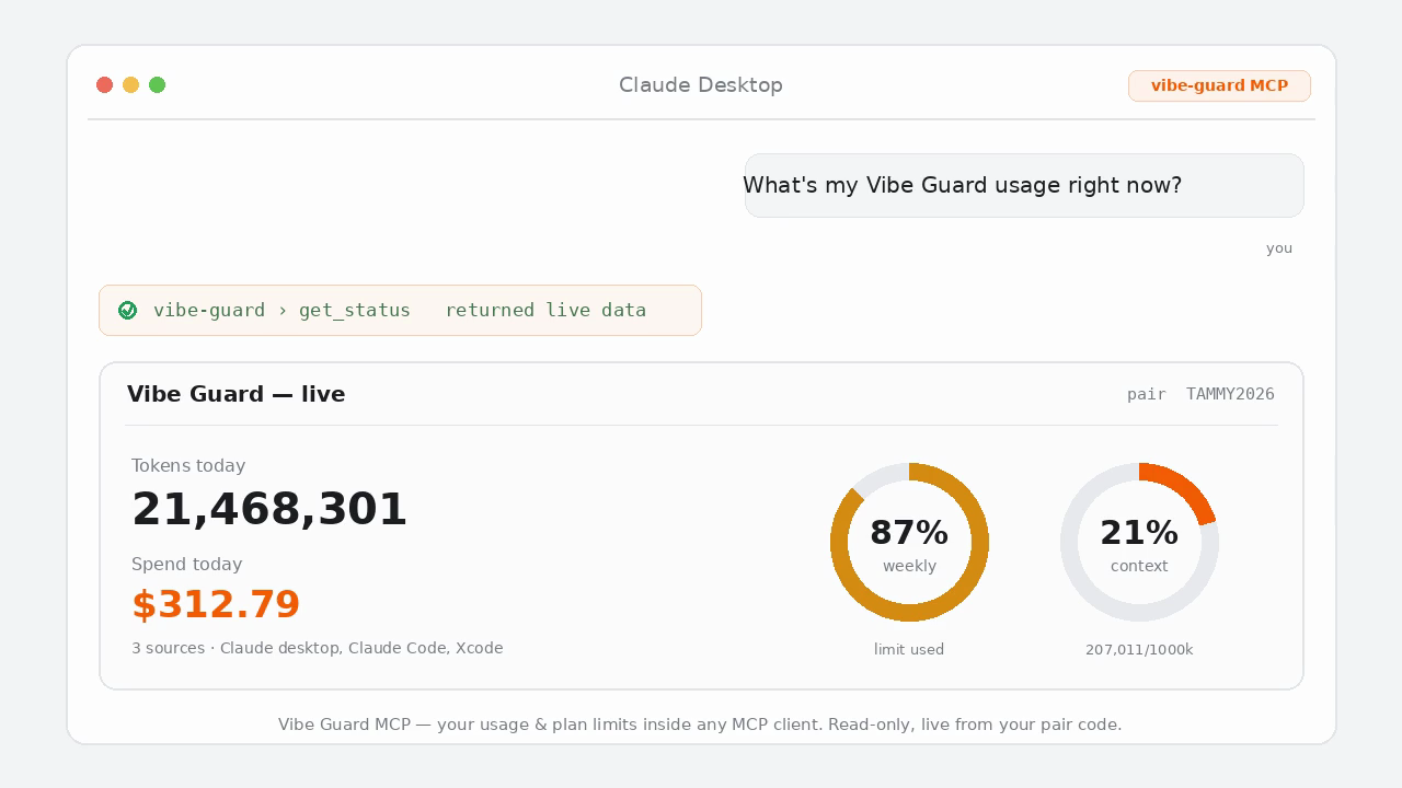 Vibe Guard MCP server